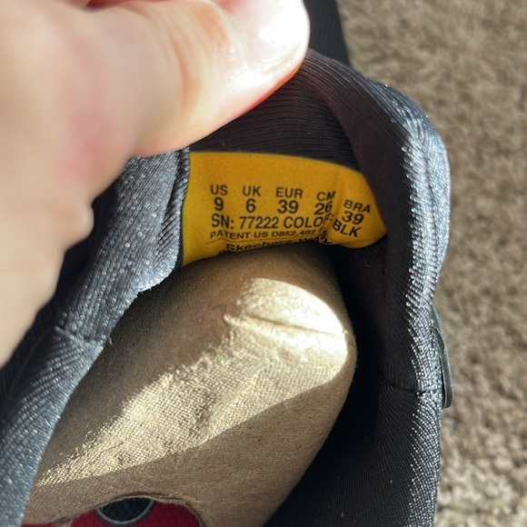 Skechers Slip Resistant All Black Work Shoes Size 9 - Picture 11 of 12